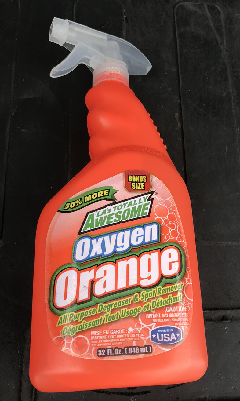 (2-Pck) LA’s Totally Awesome Oxygen Orange Degreaser 32oz each Bottle Spray