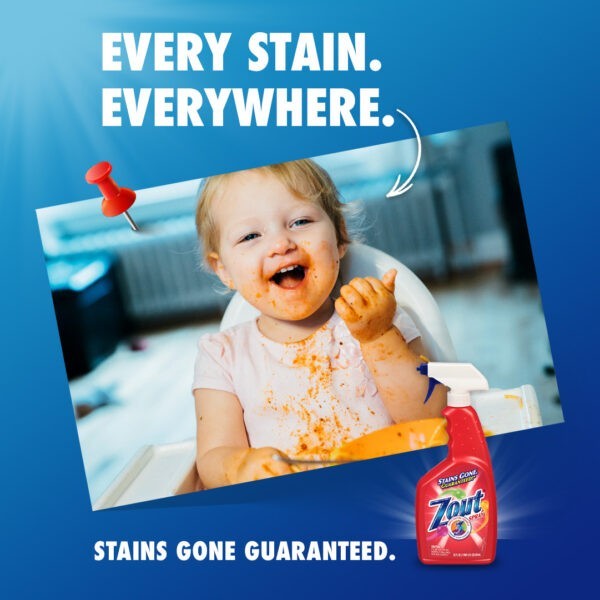 Zout Stain Remover – Effective on Tough and Set-In Stains – 12oz