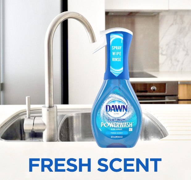 Spray, Wipe, Wow | Dawn Platinum Powerwash Dish Soap Spray Bundle Fresh Scent
