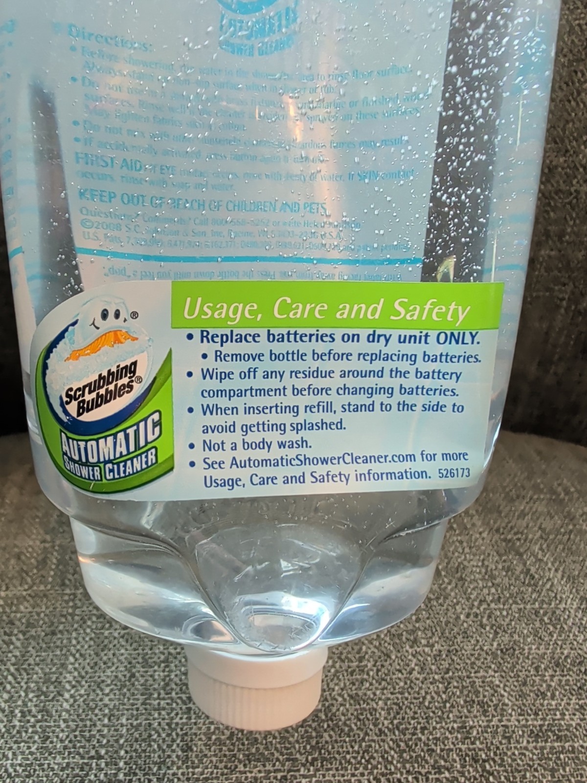 Scrubbing Bubbles Automatic Shower Cleaner Refill Original Scent 34oz