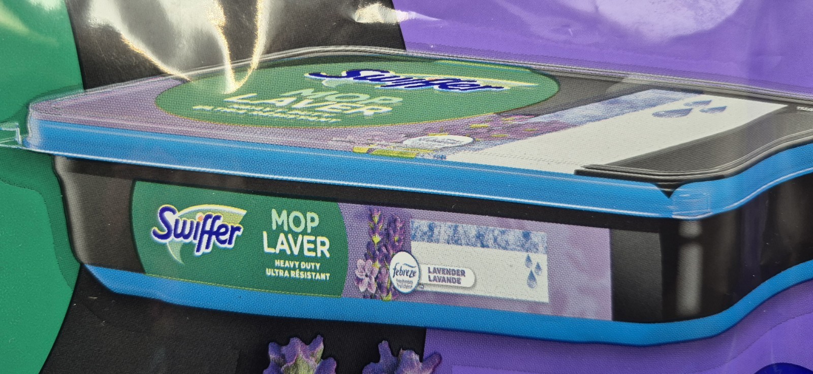 SWIFFER Heavy Duty Lavender Scented Mop Cloths Four 3-Packs NEW