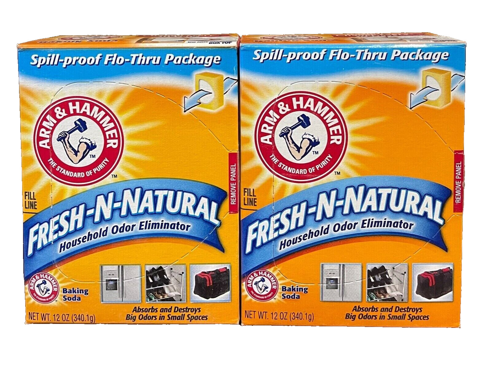 Arm & Hammer Fresh-N-Natural Household Odor Eliminator, 12 OZ each, 2 Boxes