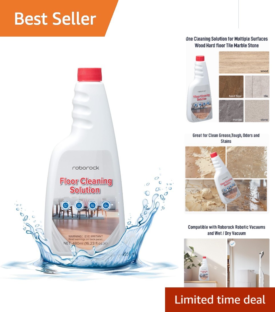 Powerful Multi-Surface Floor Cleaner, 16.2 FL OZ – Biodegradable & Eco-Friendly