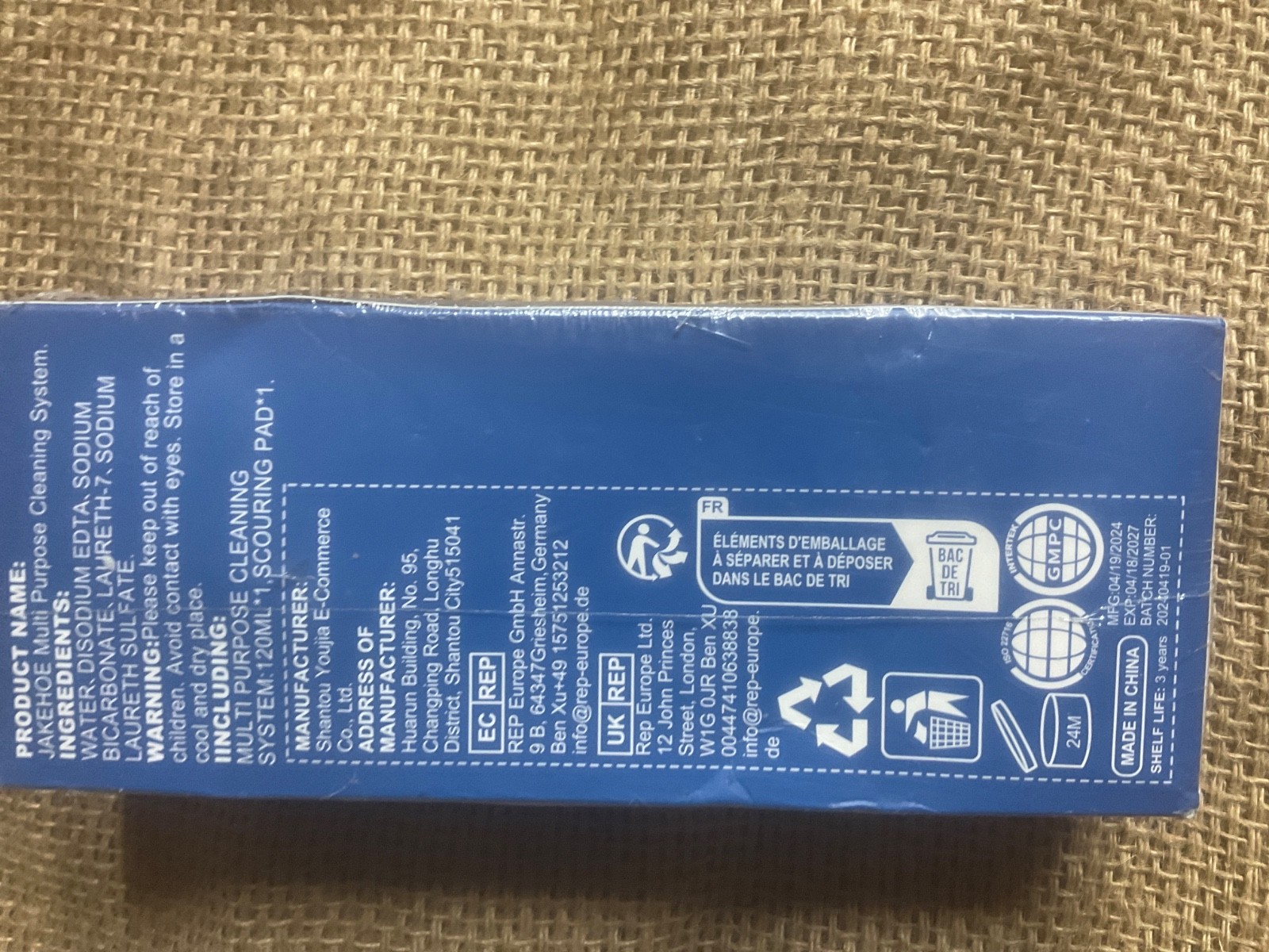 Multi Purpose Cleaning System 4 Fl Oz Jakehoe