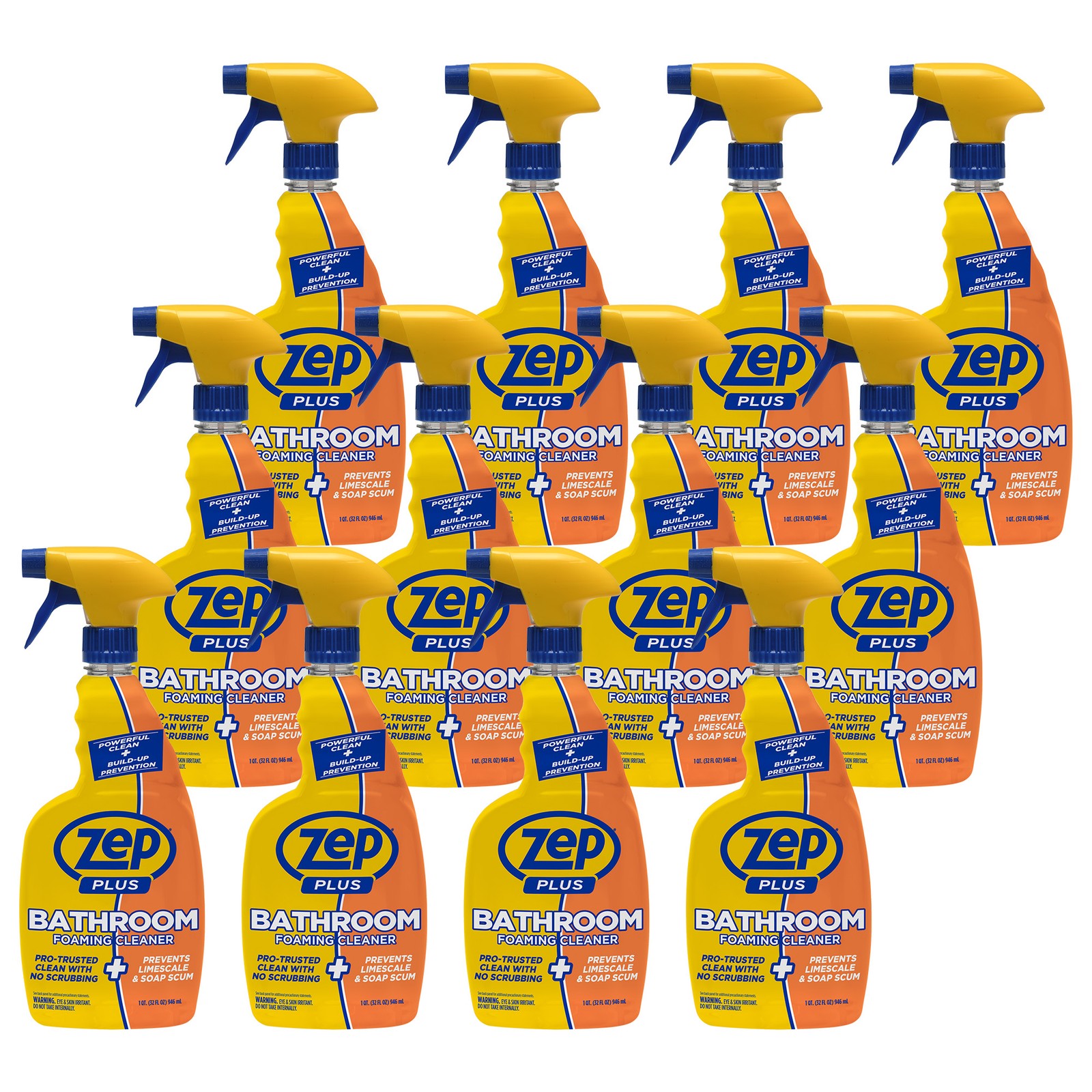 Zep Plus Bathroom Foaming Cleaner – 32 oz (Case of 12) – R54012 – Keep Your