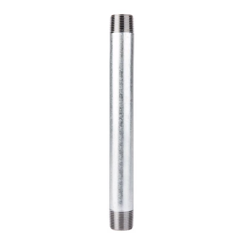 BK Products 564-090AH Malleable Black Galvanized Steel Nipple 3/4 MPT x 9 in.