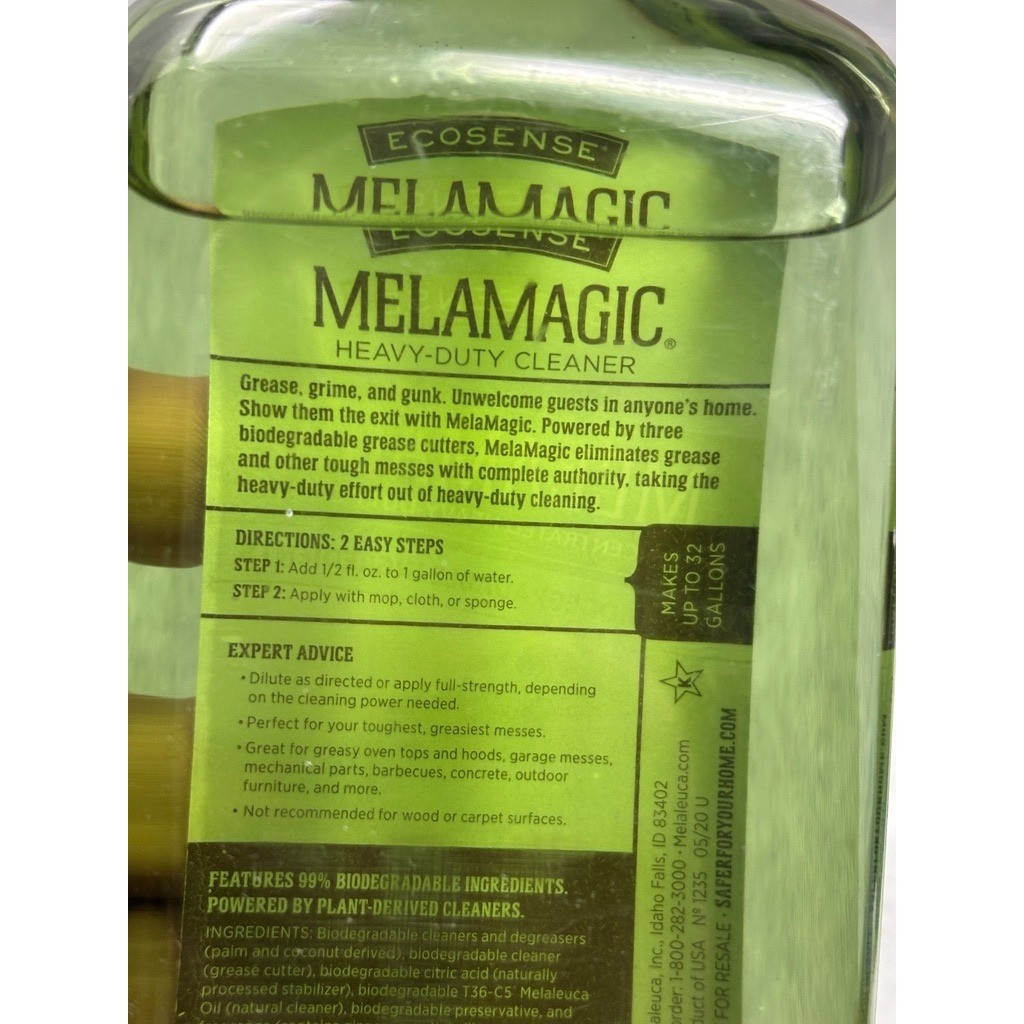 Melaleuca EcoSense MelaMagic Heavy Duty Cleaner 16oz 4x Concentrated 3 Pack