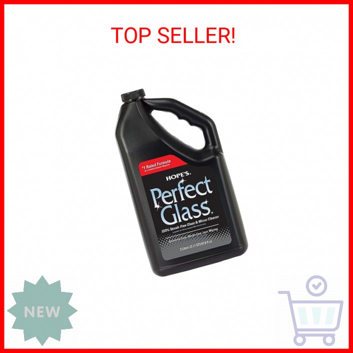 HOPE’S Perfect Glass Cleaner Spray Refill, Streak-Free, Ammonia-Free Window, Mir