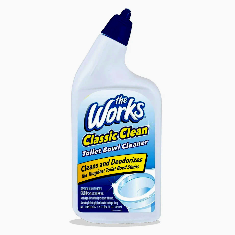 4 Pack The Works Toilet Bowl Cleaner 24 Fl Oz Removes Stains