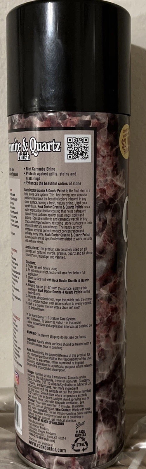Rock Doctor Granite Polish 21oz Each New
