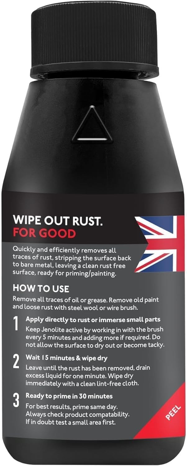 Rust Remover Metal Liquid 5oz Fast Acting No Drip Industrial Strength