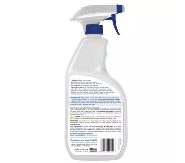 32 oz. Extreme Simple Green Motorsports Cleaner & Heavy-Duty Degreaser