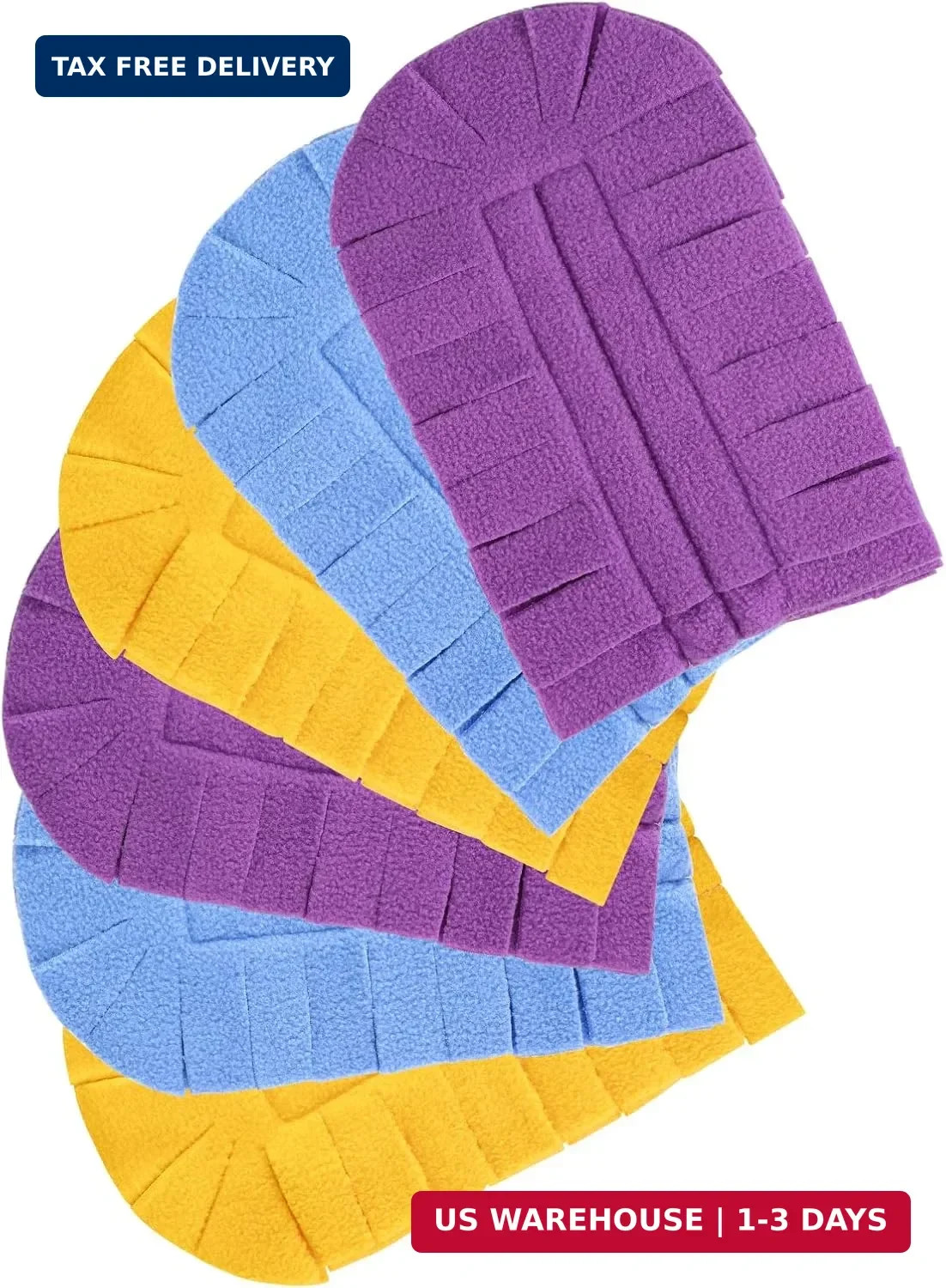 6 Pack Fleece Duster Refills 360° Reusable Duster Refills for Swiffer Washable