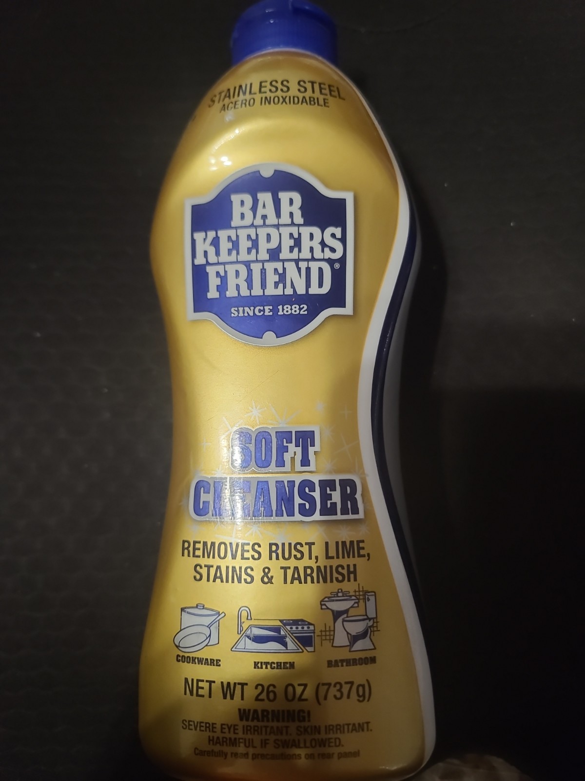 Bar Keepers Friend Soft Cleaner Premixed Formula, Citrus, 26 Ounce