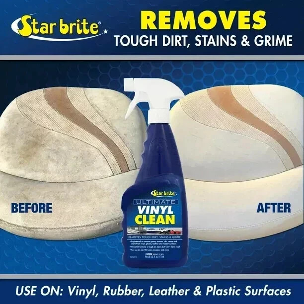 Star Brite Ultimate Vinyl Clean Spray – Multi-surface Cleaner For Auto