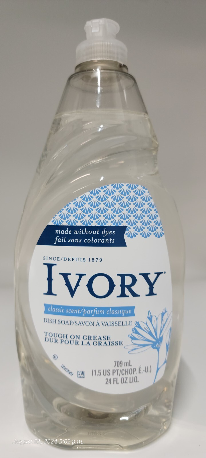 2 x Ivory Dish Soap Classic Scent Liquid detergent 24 Fl.Oz – FREE Shipping