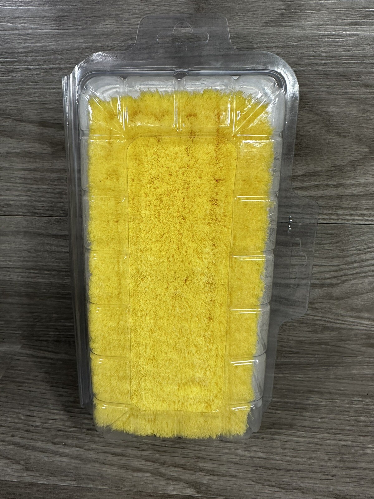 STAR BRITE DECK Brush ONLY Soft Deluxe Block Brush With Bumper Yellow 8”