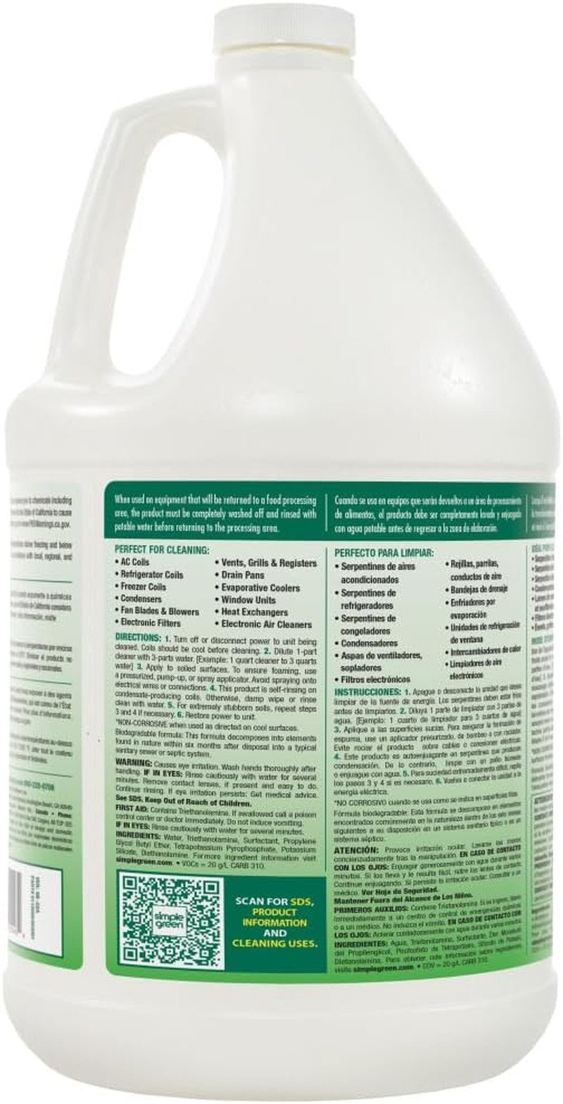 Foaming Coil Cleaner – Gallon, 128 Fl Oz (Pack of 1)