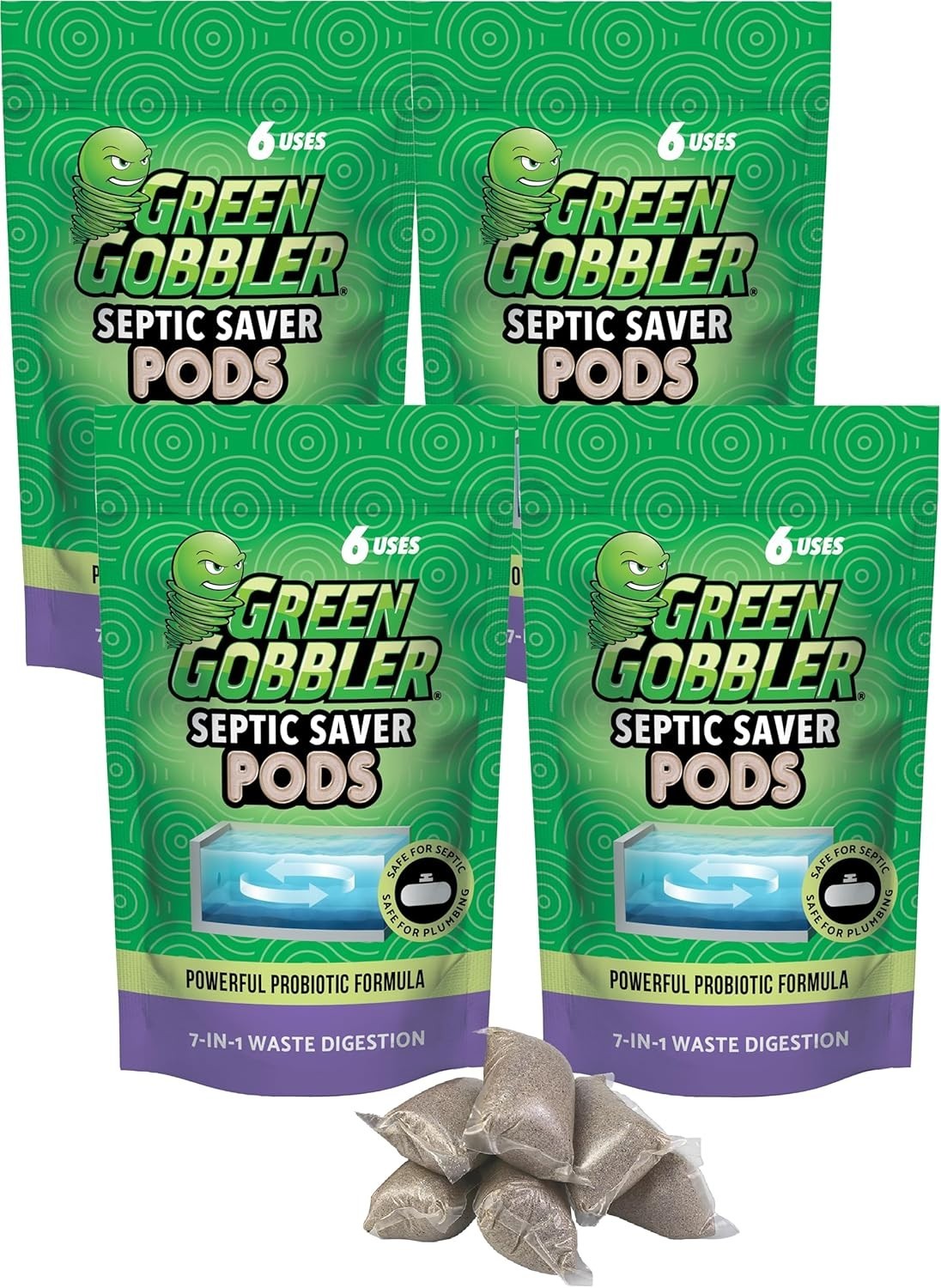 24 Biodegradable Pods – Septic Tank Treatment to Prevent Costly Backups