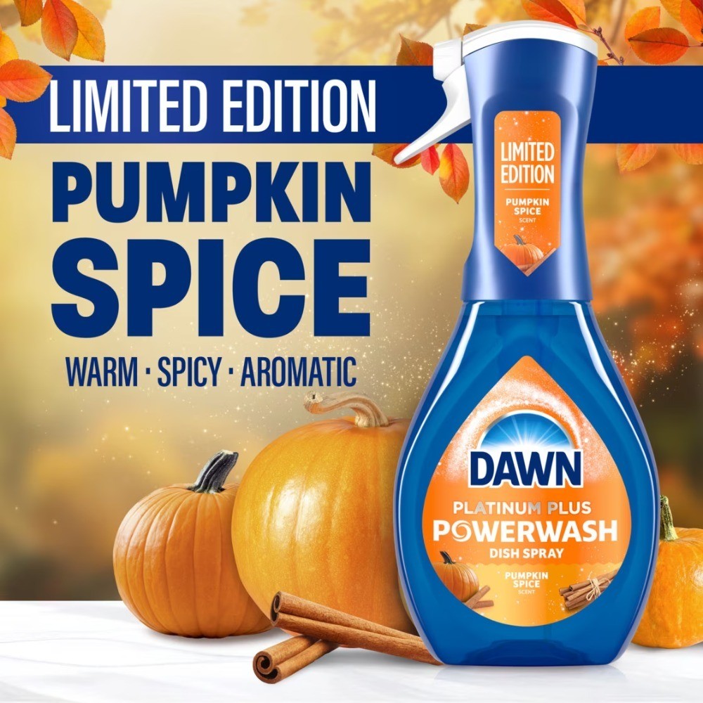Pumpkin Spice Dish Soap Liquid Dishwashing Starter Kit 16 fl oz