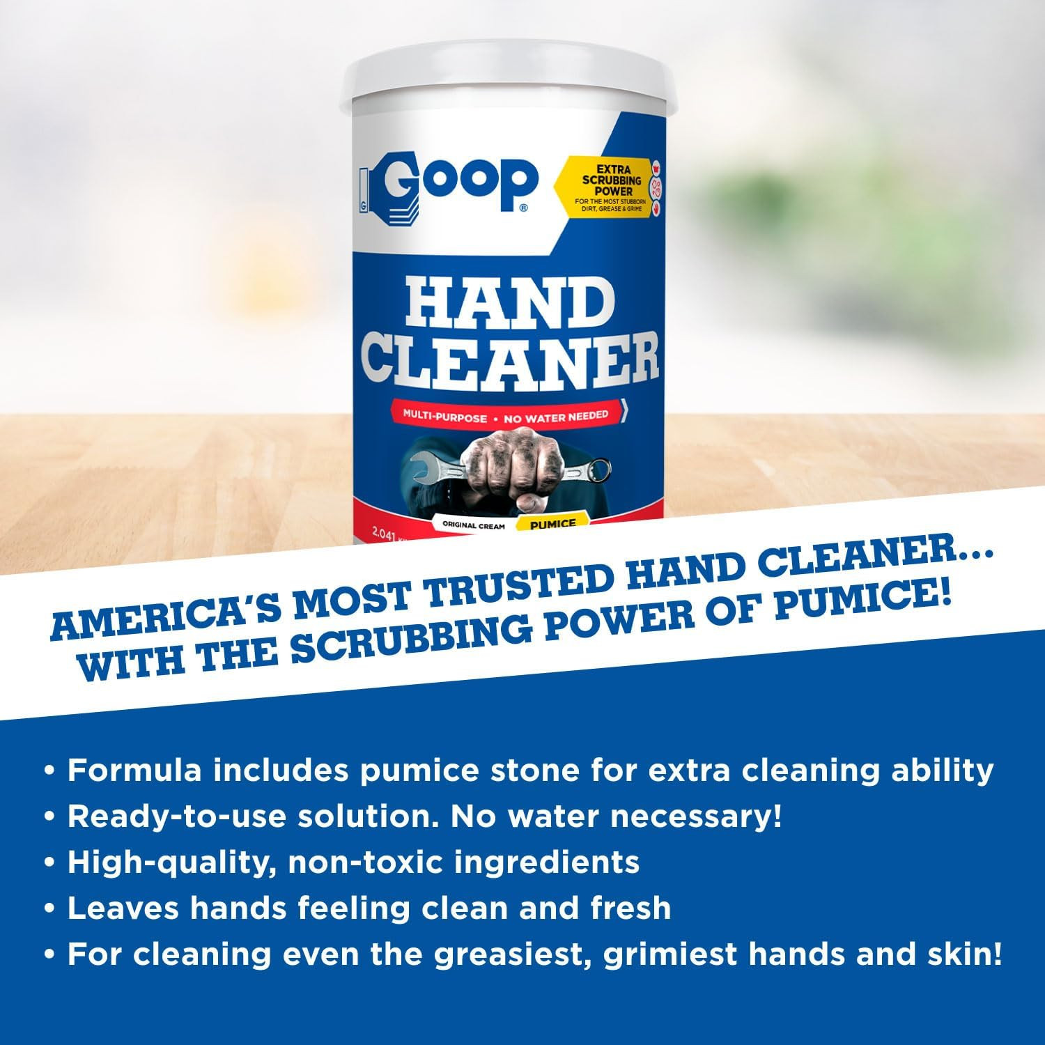 Hand Cleaner with Pumice 4.5 Lb. Can