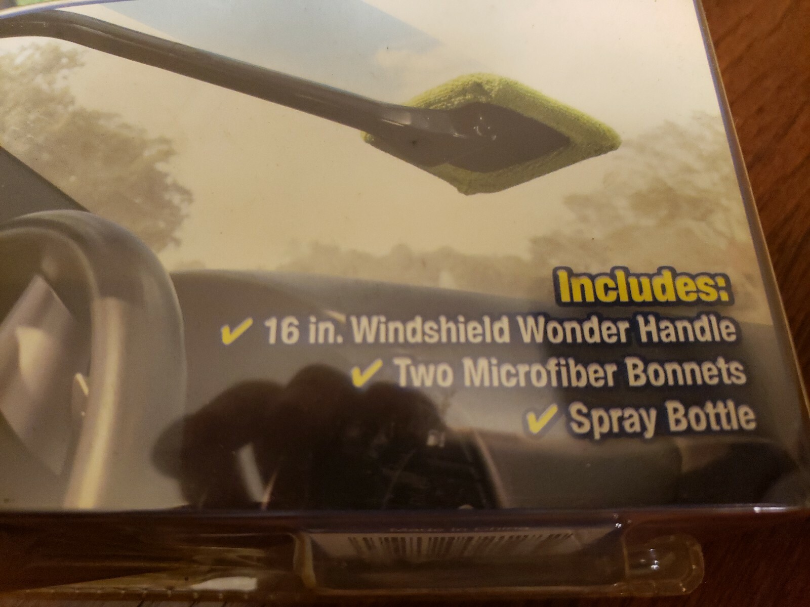 Windshield Wonder Cleans Windshields Fast Easy Microfiber Seen On TV
