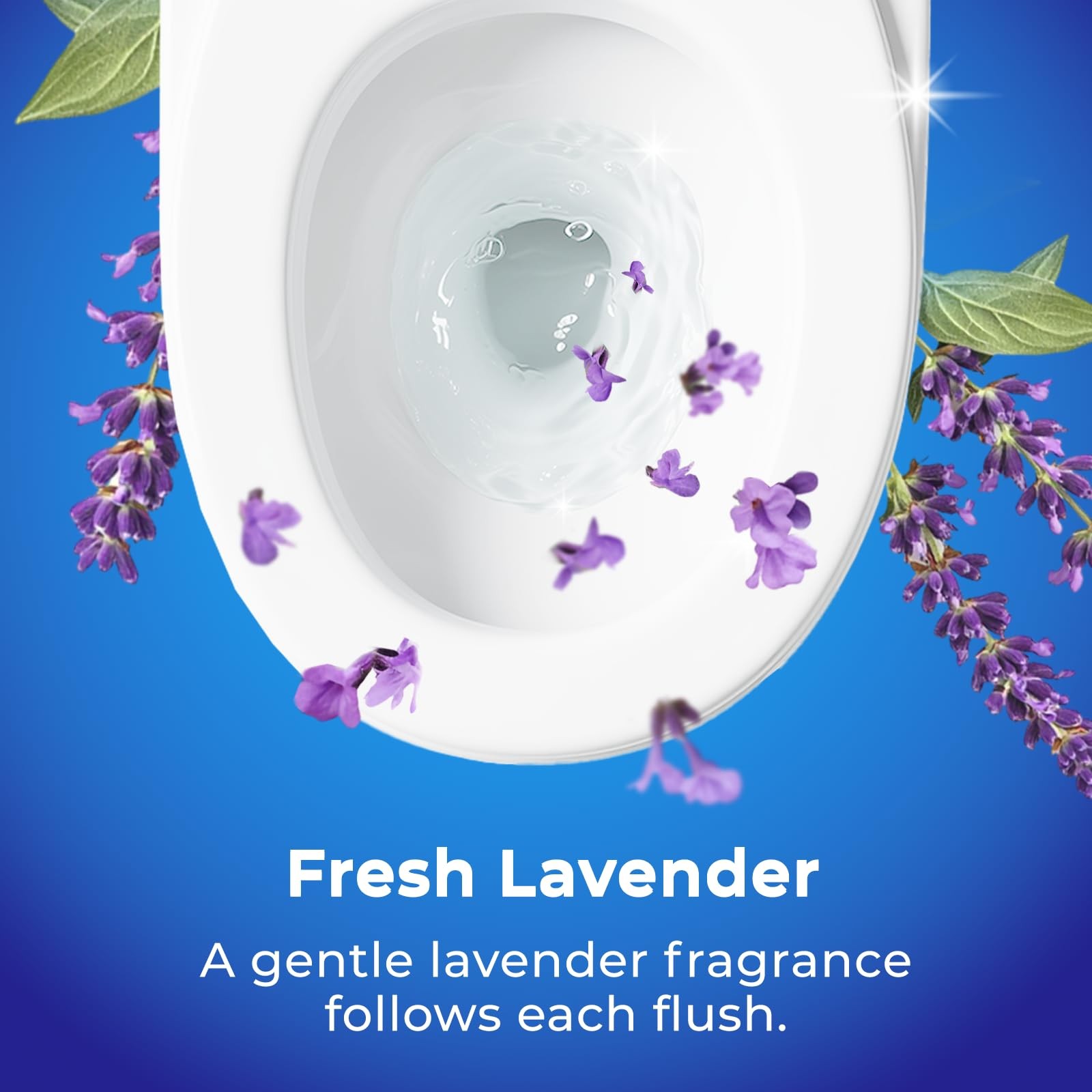 Foaming Toilet Bowl Cleaner – 10.5oz Auto-Activating Purple Foam, Removes Lim…