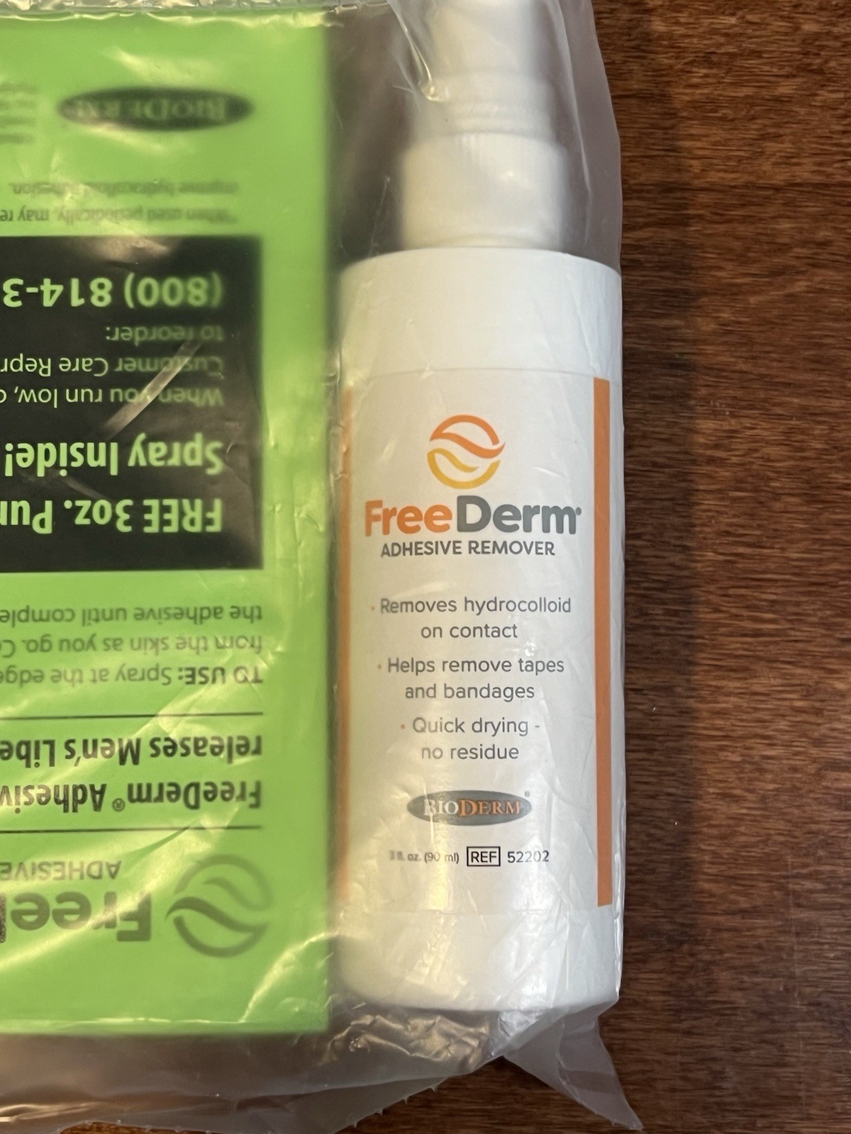 FreeDerm Adhesive Remover, 3 fl. oz. Pump Spray Bottle