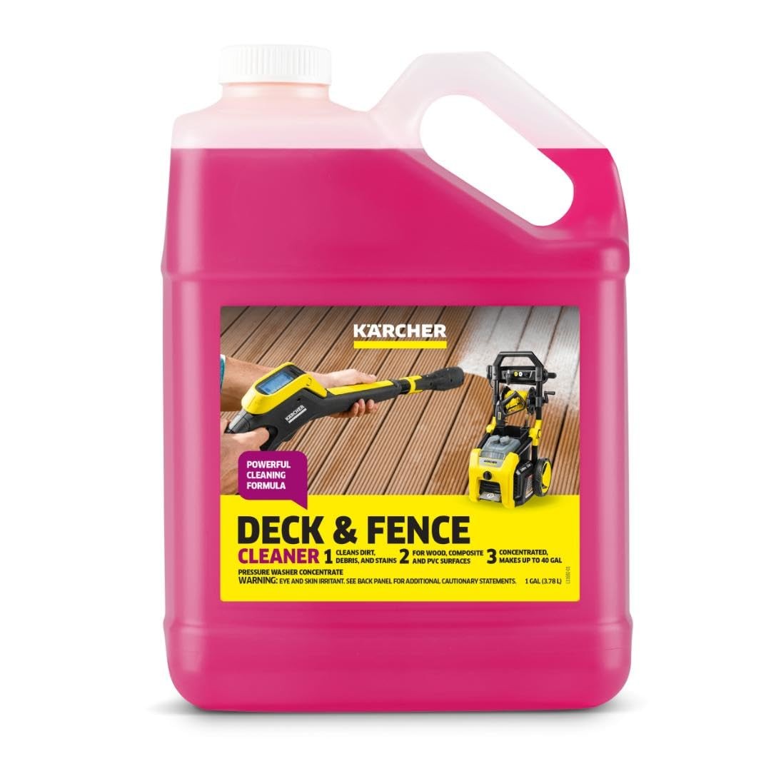 Wood Fence Deck Cleaner 40 Gal Concentrated Dirt Grime Remover Composite PVC