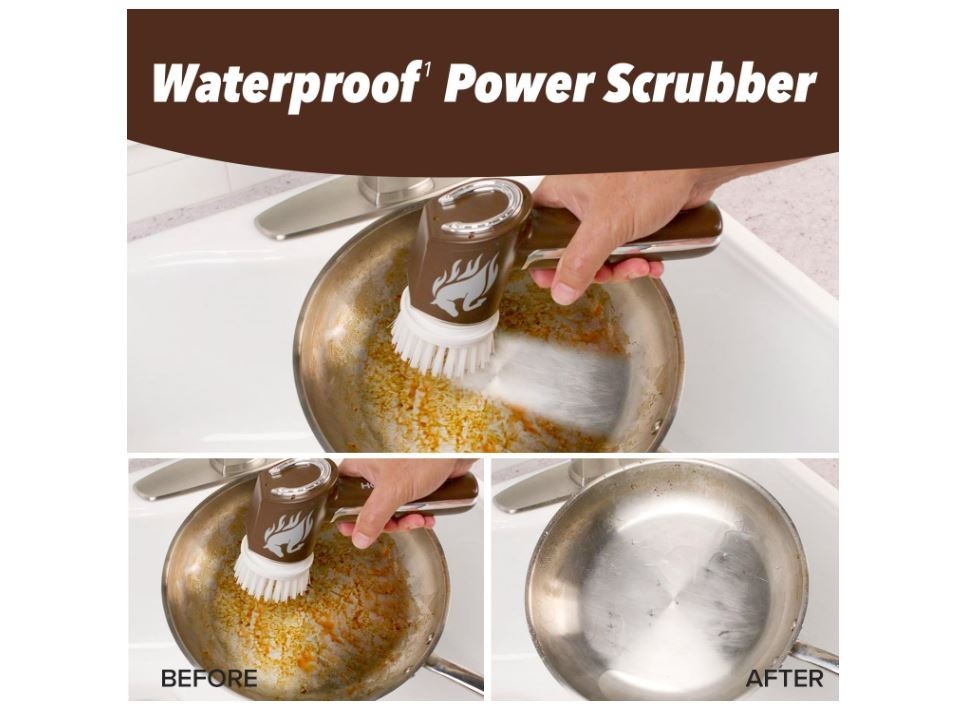 Ruby® Horsepower™ Scrubber Electric Power Spins 350 RPM, 5 Brush Heads