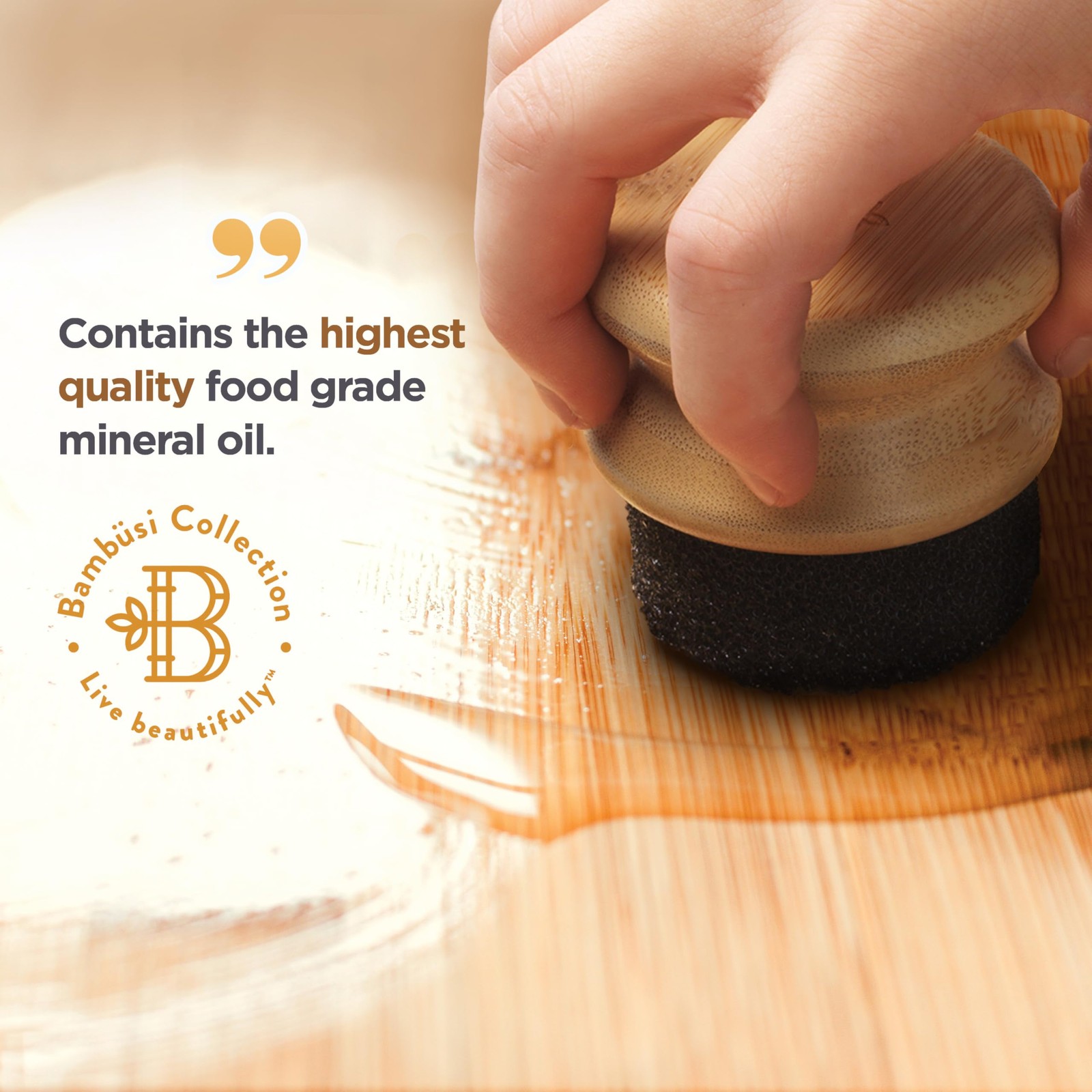 Mineral Oil for Wood Cutting Board – Food Grade Butcher Block Oil Conditioner, C