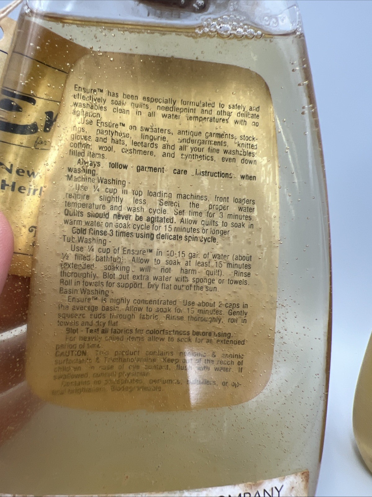2x Vintage Mountain Mist Ensure For Quilts And Needlework Stearns & Foster 16oz