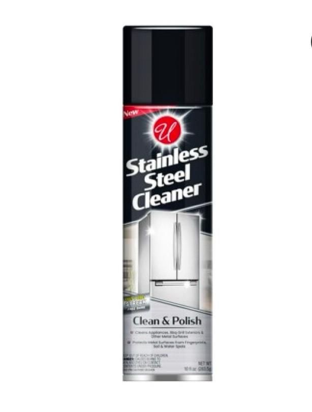 Stainless Steel Cleaner & Polish Aerosol, 10 fl oz