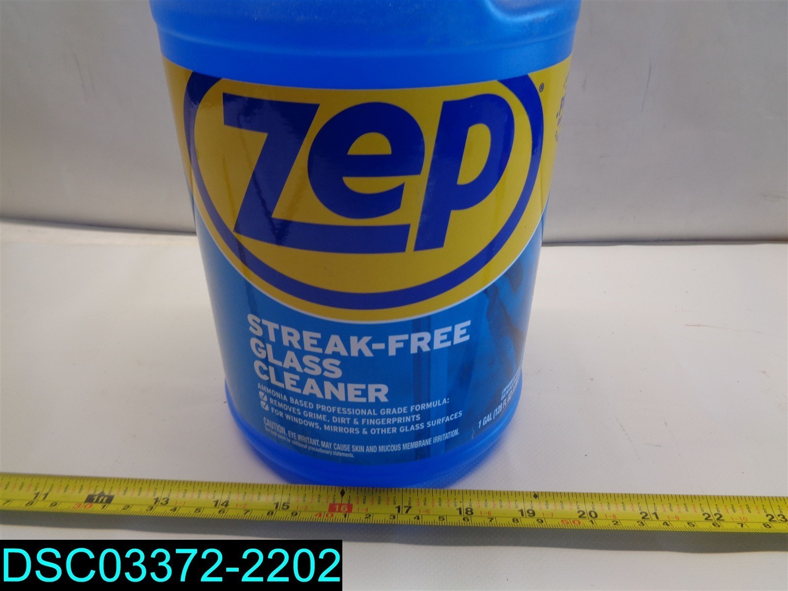 QTY=4 GAL: (1GAL X 4) Zep Streak-Free Glass Cleaner