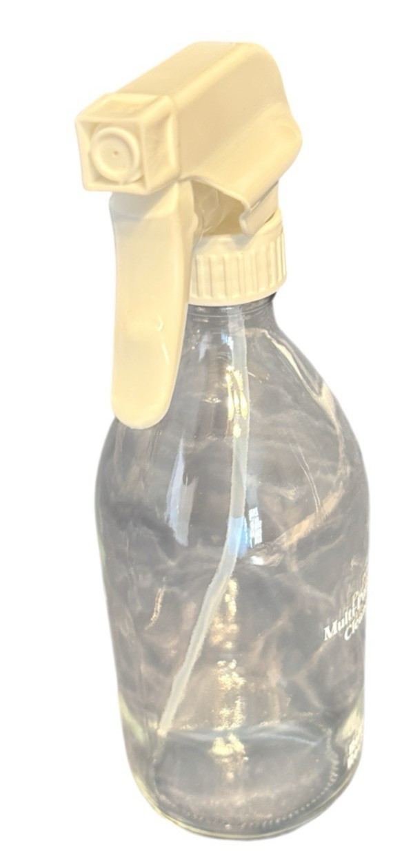 Multi-Purpose Cleaner/Degreaser Kit, Glass Spray Bottle, Towels + 12 Refill Tabs