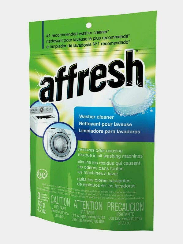 2pk Affresh WASHER CLEANER Washing Machine Removes Odors Cleans Freshens 3 ct.