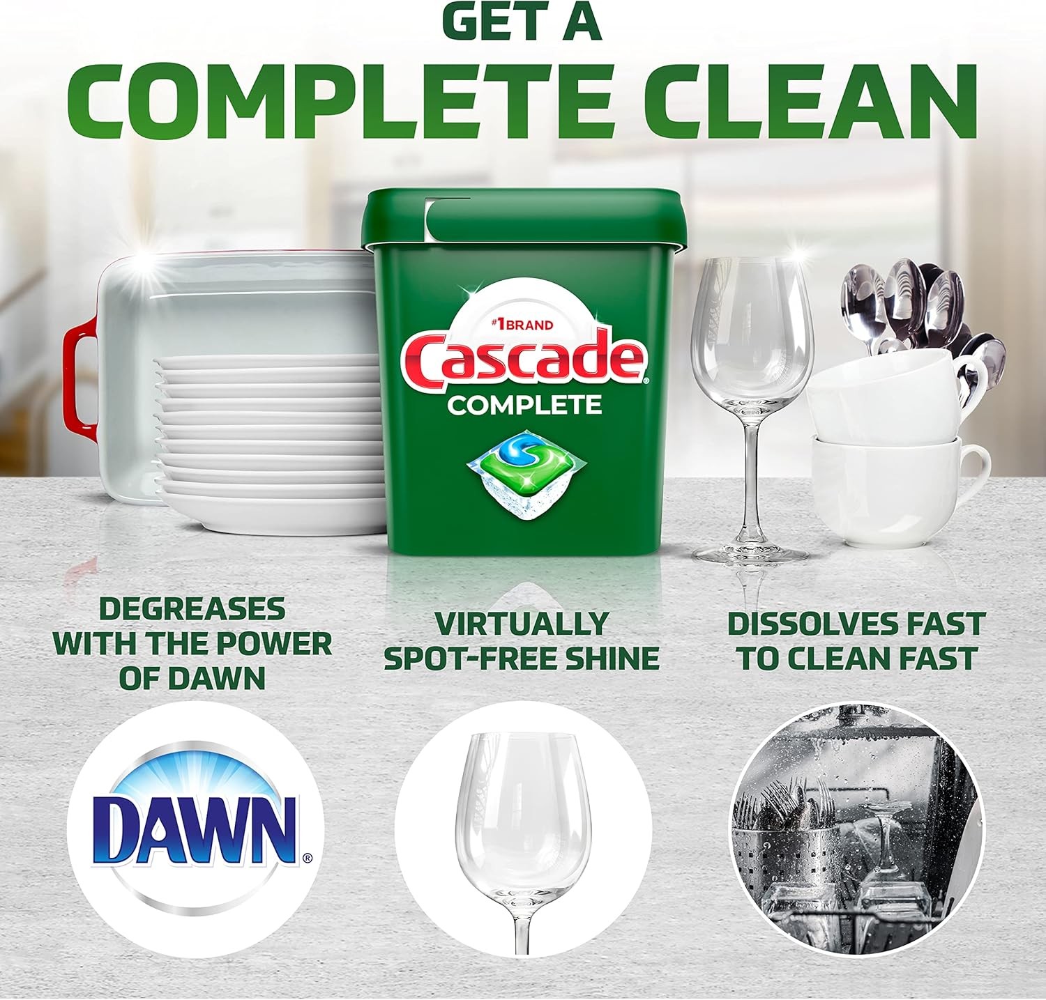 Cascade Complete Dishwasher Pods – Fresh Scent 78 Count (Pack of 1)