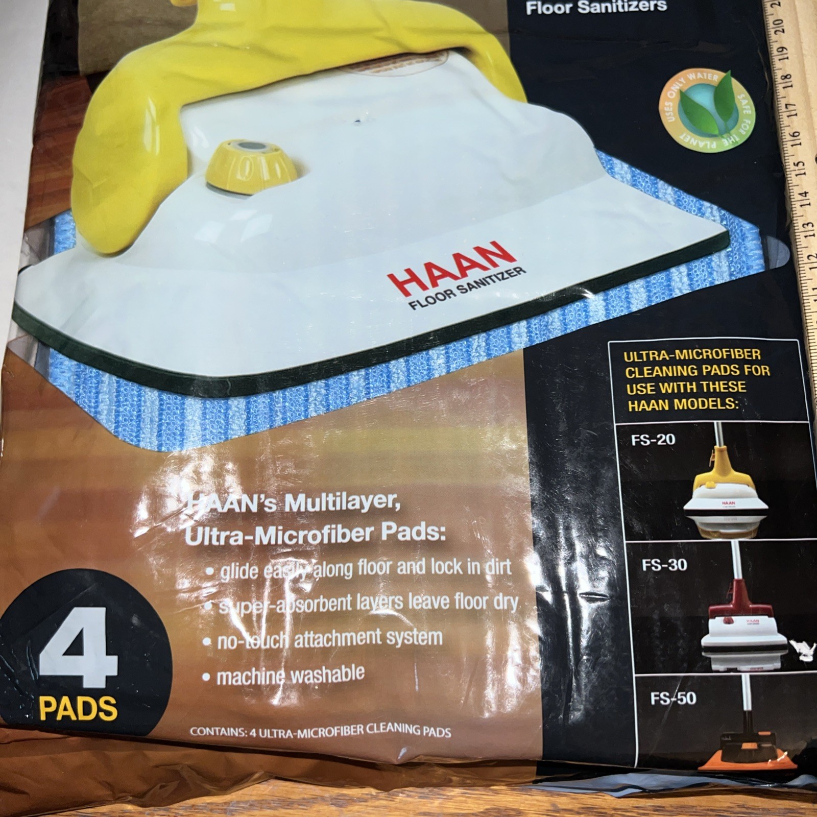 New. HAAN Cleaning Pads. 6 Total. ( 1 Pkg of 4, 1 Pkg of 2).
