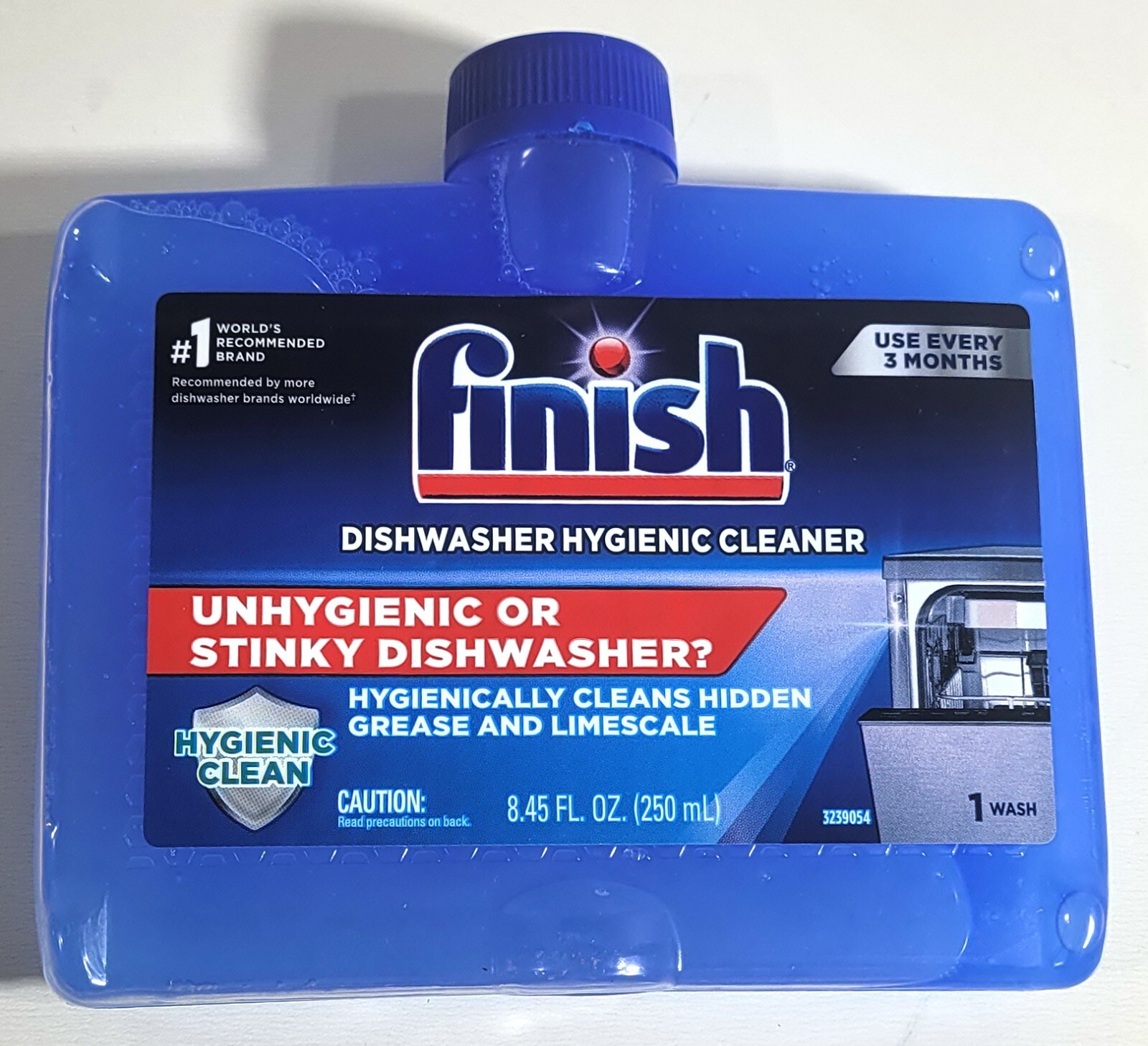 2 X Finish Dual Action Dishwasher Cleaner Fight Grease Limescale Fresh 8.45oz