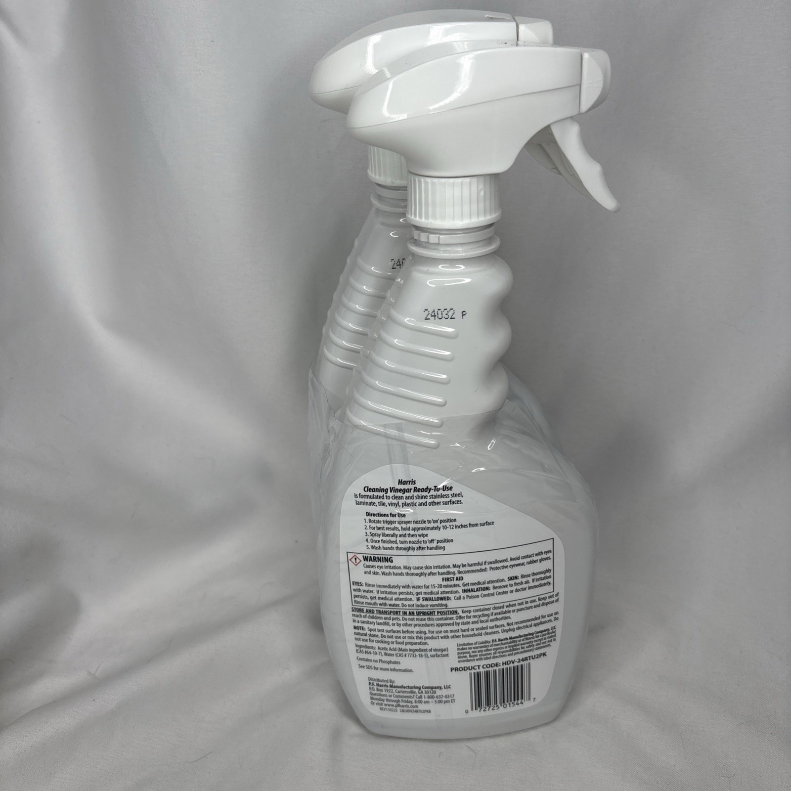 Harris Cleaning Vinegar Ready to Use Multipurpose Cleaner 24 oz (2-Pack)