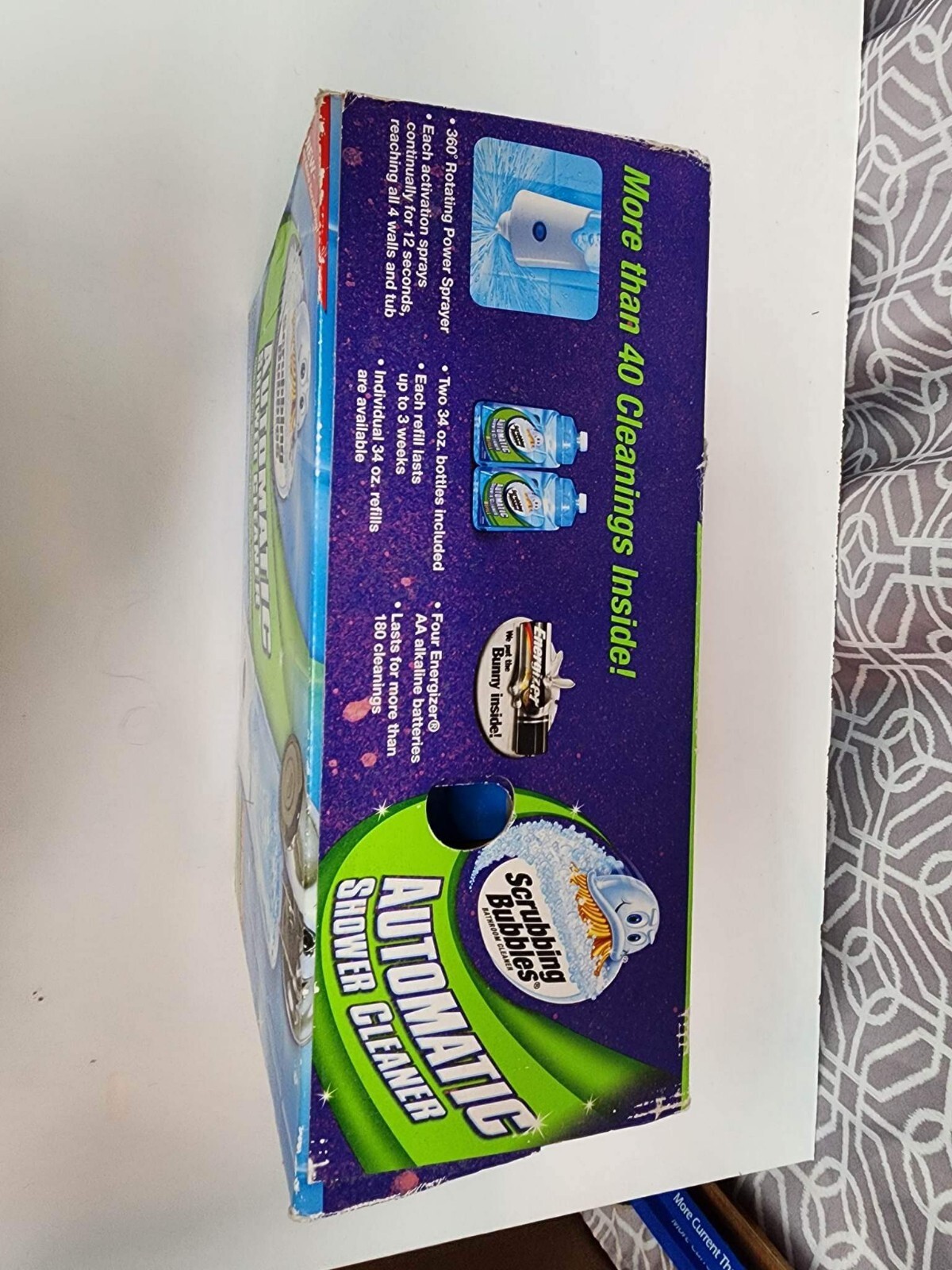 Johnson Automatic Shower Cleaner Scrubbing Bubbles Kit Dual Sprayer