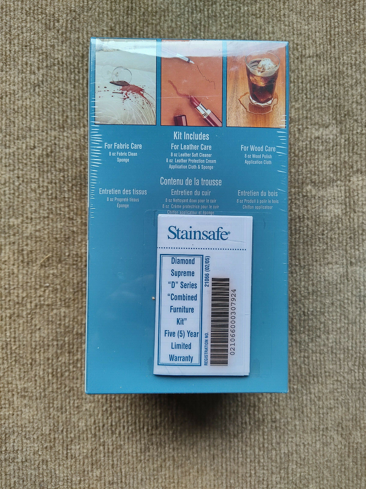 Furniture Master Stainsafe Furniture Care Kit Fabric Leather Wood Sealed
