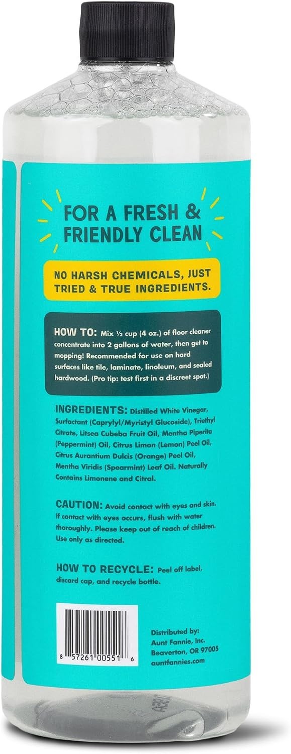 Bright Lemon Scent Floor Cleaner Pack x6