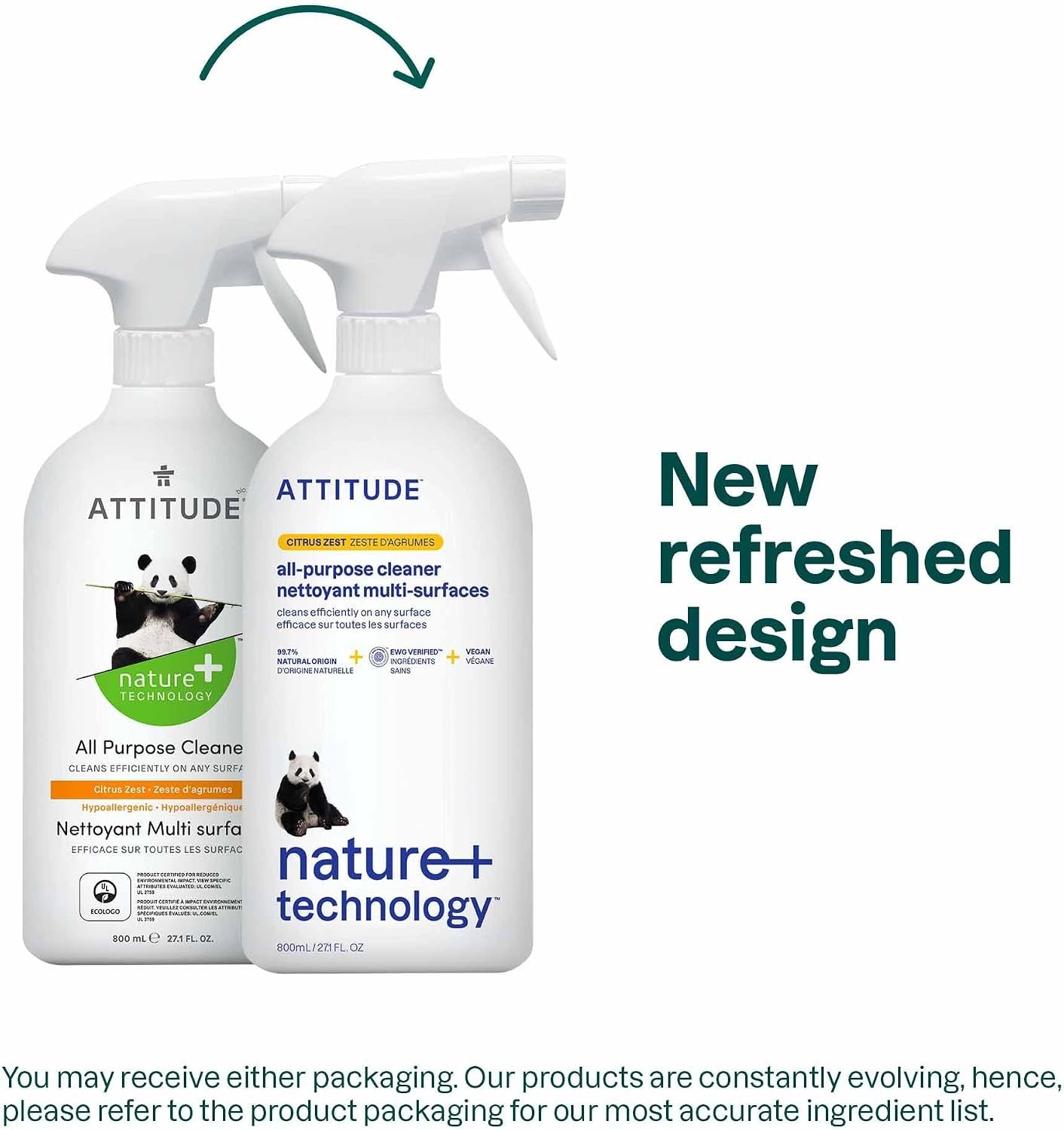 Multipurpose Cleaner Spray – EWG Verified, Citrus Scent, Safe for All Surfaces