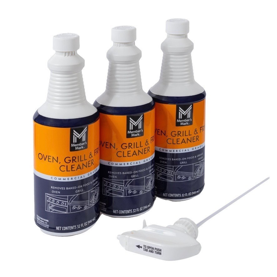 Member’s Mark Commercial Oven Grill and Fryer Surface Cleaner, 32oz – 6 Pack