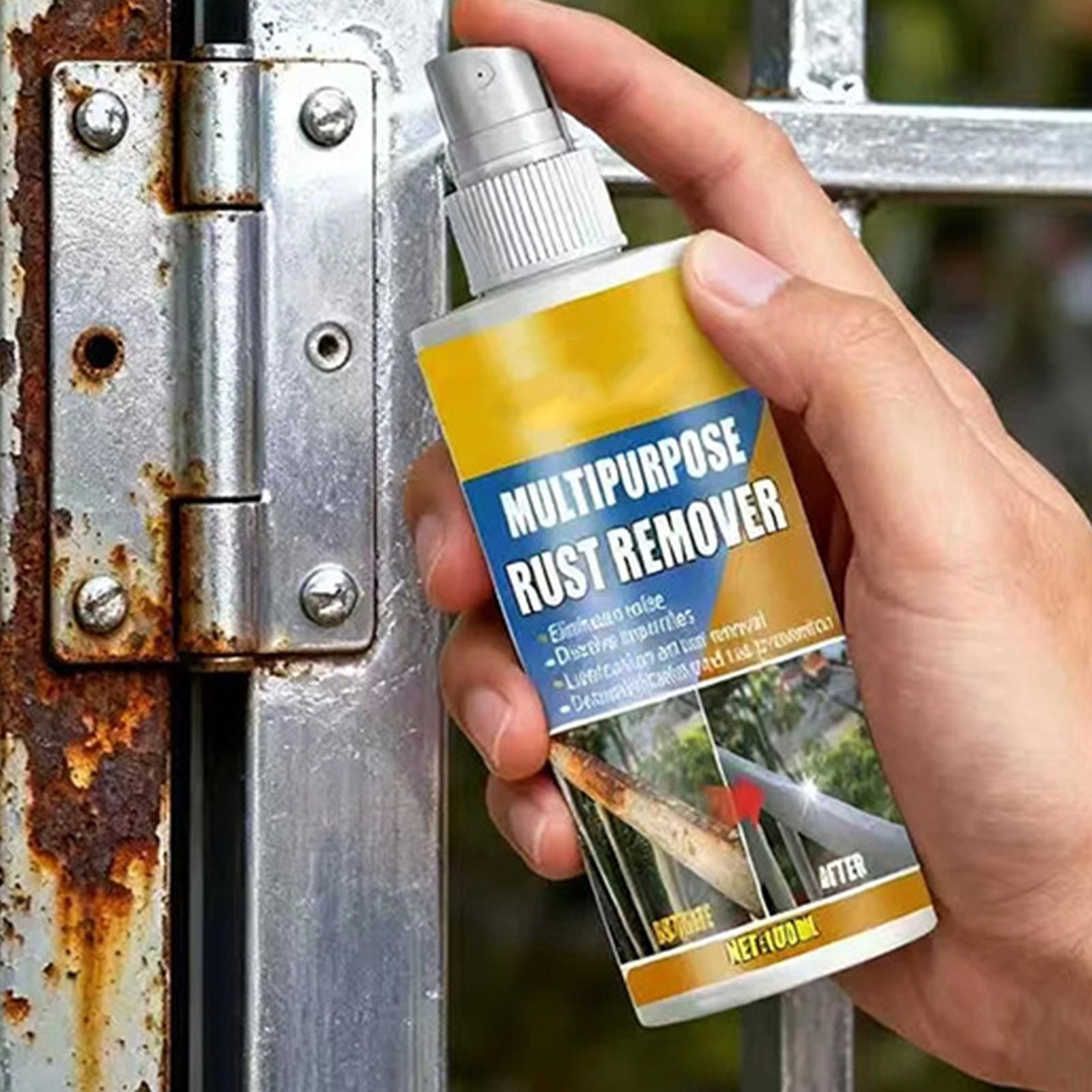 Rust Remover 100ml Fast Acting Powerful with Cleaning Towel Rust Removal Spray