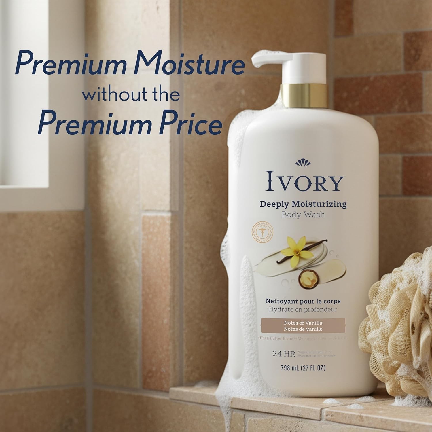 Body Wash, Deeply Moisturizing, 24hr Nourishing Hydration, Soothes Itchy Dry