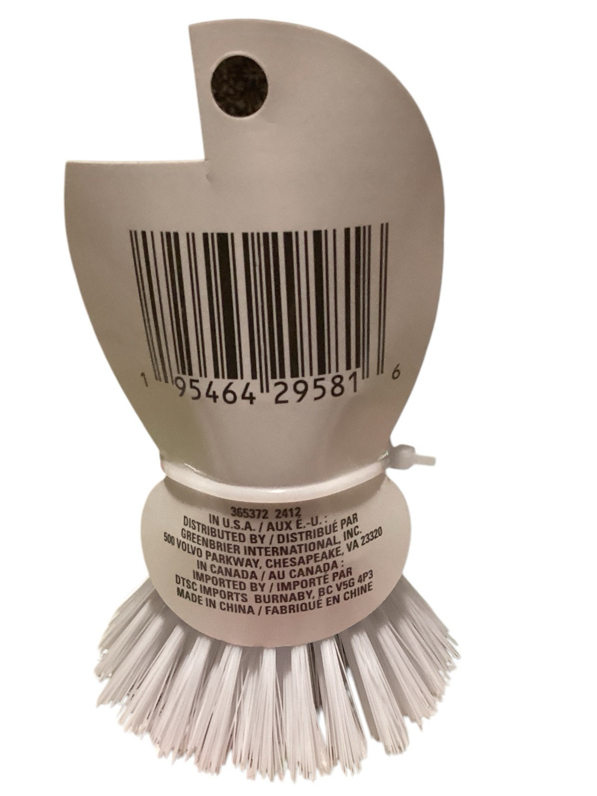 Scrub Buddies Soap Dispensing Palm Brush new
