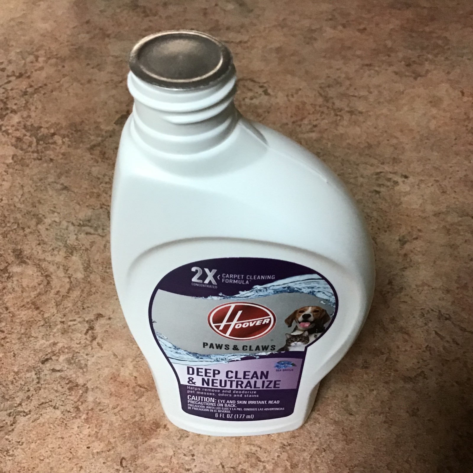 Hoover 6 oz Paws & Claws 2X Concentrated Carpet Cleaning Formula