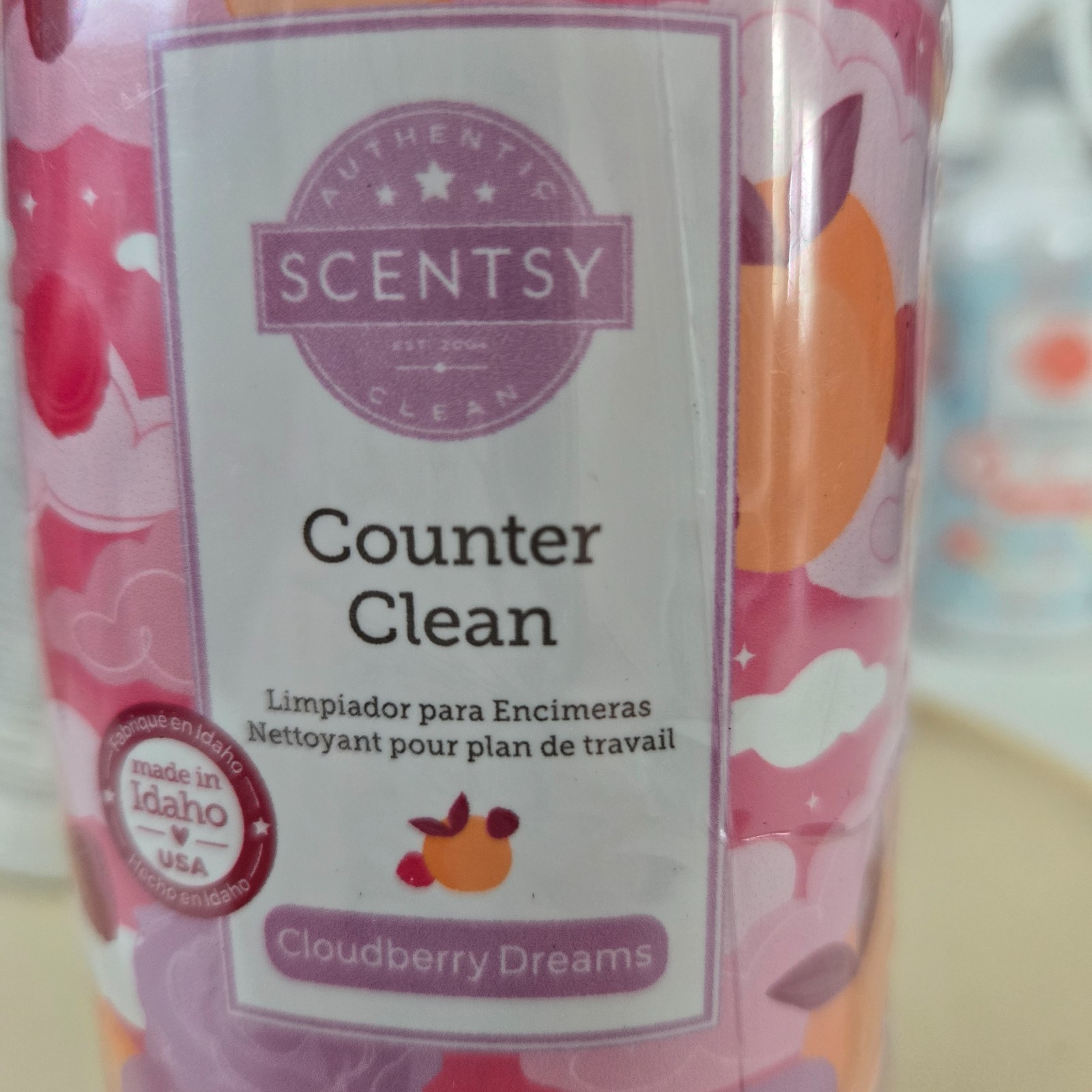 Scentsy Counter Clean – Fabric Spray w/ Spray Pump